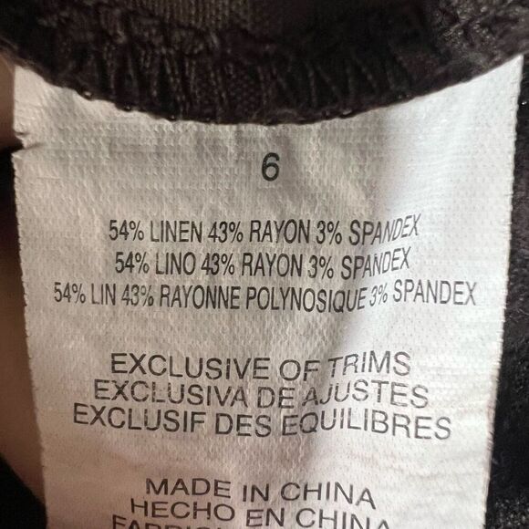 Bebe brown linen shorts - Picture 6 of 6